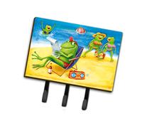 """"Caroline's Treasures Frogs on the Beach Leash or Key Holder APH0080TH68 Triple Multicolor""""