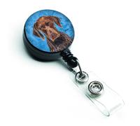 """"Caroline's Treasures German Shorthaired Pointer Retractable Badge Reel or ID Holder with Clip Multicolor (SC9117BU-BR)""""