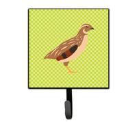 """"Caroline's Treasures Golden Phoenix Quail Green Wall Hook Small Multicolor""""
