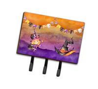""""Caroline's Treasures Halloween Little Witch Party Leash or Key Holder hooks Multicolor""""