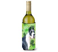 """"Caroline's Treasures Harlequin Dane St Patrick's Decorative Bottle Hugger 750ml Multicolore""""