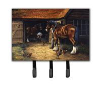 """"Caroline's Treasures Horse and The Blacksmith by Daphne Baxter Leash or Key Holder BDBA0086TH68 Triple""""