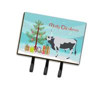 """"Caroline's Treasures Hungarian Grey Steppe Cow Christmas Wall Hook Triple Multicolor""""