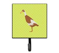 """"Caroline's Treasures Indian Runner Duck Green Wall Hook Small Multicolor""""