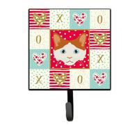 """"Caroline's Treasures La Perm Cat Love Leash or Key Holder hooks Multicolor""""