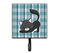 """"Caroline's Treasures Little Black Cat Kitten Wall Hook Small Multicolor""""