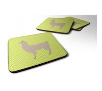 """"Caroline's Treasures Llama Green Decorative coasters 3.5 Multicolor""""