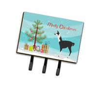 """"Caroline's Treasures Llama Q' Ara Christmas Wall Hook Triple Multicolor""""