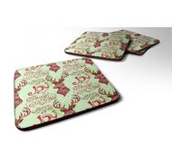 """"Caroline's Treasures Merry Christmas Joy Reindeer Decorative coasters 3.5 Multicolor""""