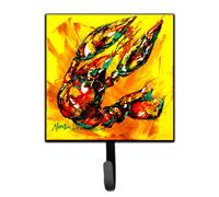 """"Caroline's Treasures MW1020SH4 Crawfish On The Move Leash or Key Holder Small Multicolor""""