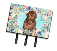 """"Caroline's Treasures Newfoundland Leash or Key Holder hooks Multicolor""""