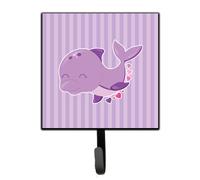 """"Caroline's Treasures Purple Dolphin Wall Hook Small Multicolor""""