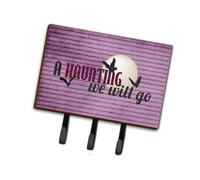 """"Caroline's Treasures SB3015TH68 A Haunting We Will Go Halloween Leash or Key Holder Large Multicolor""""