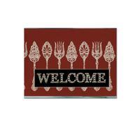 """"Caroline's Treasures SB3090PLMT Serving Spoons Welcome Fabric Placemat Multicolor""""