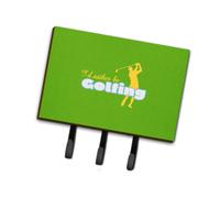 """"Caroline's Treasures SB3092TH68 I'd Rather Be Golfing Man on Green Leash or Key Holder Large Multicolor""""