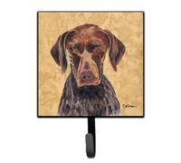 """"Caroline's Treasures SC9117SH4 German Shorthaired Pointer Leash Holder or Key Hook Small Multicolor""""