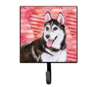 """"Caroline's Treasures Siberian Husky #2 Love Wall Hook Small Multicolor""""