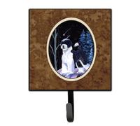 """"Caroline's Treasures SS8399SH4 Starry Night Portuguese Water Dog Leash Holder or Key Hook Small Multicolor""""