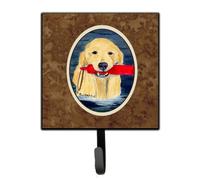 """"Caroline's Treasures SS8868SH4 Golden Retriever Leash Holder or Key Hook Small Multicolor""""