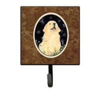 """"Caroline's Treasures SS8939SH4 Golden Retriever Leash Holder or Key Hook Small Multicolor""""