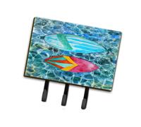 """"Caroline's Treasures Surf Boards on the Water Wall Hook Triple Multicolor""""