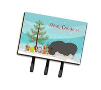 """"Caroline's Treasures Vietnamese Pot-Bellied Pig Christmas Wall Hook Triple""""