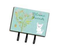 """"Caroline's Treasures Welcome Friends Westie Wall Hook Triple""""