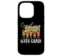 Caroling With Chalk Educator Insegnante Natale Custodia per iPhone 14 Pro