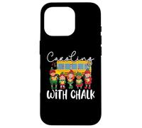 Caroling With Chalk Educator Insegnante Natale Custodia per iPhone 16 Pro
