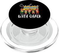 Caroling With Chalk Educator Insegnante Natale PopSockets PopGrip per MagSafe