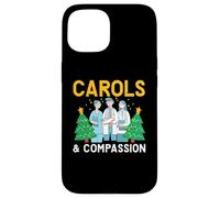 Carols & Compassion Nursing, infermiera medica, Natale Custodia per iPhone 15