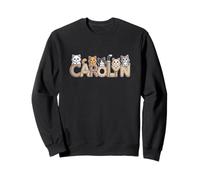 Carolyn Cat Trees - Albero per Gatti Personalizzato con Nome Carino Word Art Felpa