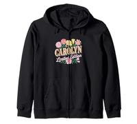 Carolyn - Fiori in edizione limitata con nome personalizzato moglie nonna Felpa con Cappuccio