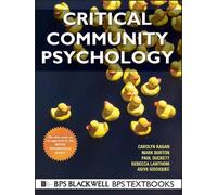 Carolyn Kagan Rebecca Lawthom Asiya Siddiquee Mark R Critical Commun (Tascabile)