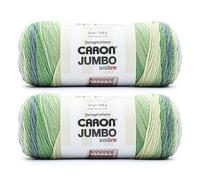 Caron Gomitolo Jumbo Ombre Lake Mist, confezione da 2