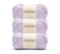 Caron Simply Me - Gomitolo di lana merino con glicine pallido, confezione da 3 pezzi, 100 g, 50% acrilico, 50% lana merino, #3 DK (leggero), 200 m, per maglia/uncinetto
