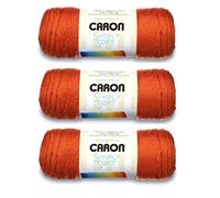 Caron Simply Soft - Confezione da 3 gomitoli di filo morbido #H97003-9765 zucca