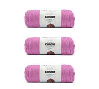 Caron Simply Soft - Gomitolo di filato BlackBerry, confezione da 3