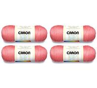 Caron Simply Soft-Pack of 4 Balls-170g Each Ball-Strawberry, 1152 unità