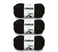 Caron Simply Soft Party - Gomitolo di filato per feste, 3 confezioni da 85 g, acrilico, 4 medio (pettinato) - 160 metri - per maglia/uncinetto