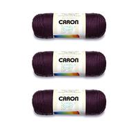 Caron Simply Soft Plum Perfect Yarn - 3 confezioni da 170 g, acrilico, 4 medio (pettinato) - 300 m - per maglia/uncinetto