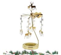 Carosello mobile per candele - Candela votiva profumata natalizia, decorazione per la casa per mensola, scrivania, meditazione, studio, camera da letto, soggiorno, cucina, compleanni, bar, bagno