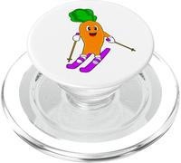 Carota Sciatore Sci Sport invernali PopSockets PopGrip per MagSafe