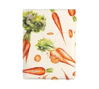 Carote disegnate a mano ad acquerello, Custodia per laptop in pelle PU, borsa per notebook, custodia per laptop, custodia per tablet