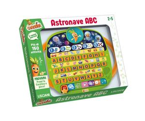 Carotina Astronave ABC - Base Didattica Interattiva con 6 Funzioni Educative