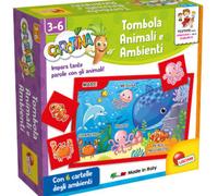 Lisciani Giochi, Carotina Quadrotte Animali e Ambienti Gioco Educativo Prescolari, Multicolore, 87495