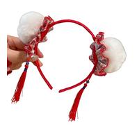 carotoe 2025 Serpente Anno Fascia Peloso Panini Festival Hairhoop Cinese Capodanno Celebrazione Puntelli Copricapo Per La Raccolta Di Vacanza