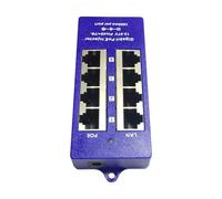 carotoe 4 porte Gigabit Power Over Ethernet Adapter modalità B per telecamere di sicurezza Access Point Supporta 10 100 1000Mbps Ethernet Power Supply