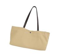 carotoe Ampia borsa tote in tessuto Oxford con lunghe doppie cinghie, accesso aperto e valore casual per il trasporto quotidiano Ampia borsa in tessuto Oxford con doppie cinghie lunghe