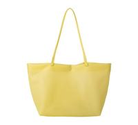 carotoe Borsa tote con chiusura in PVC Borsa a tracolla spaziosa a forma di scomparto singolo per negozio quotidiano Chiusura per ritiro Carryall Shopper Tote Borsa a tracolla aperta Borsa a tracolla